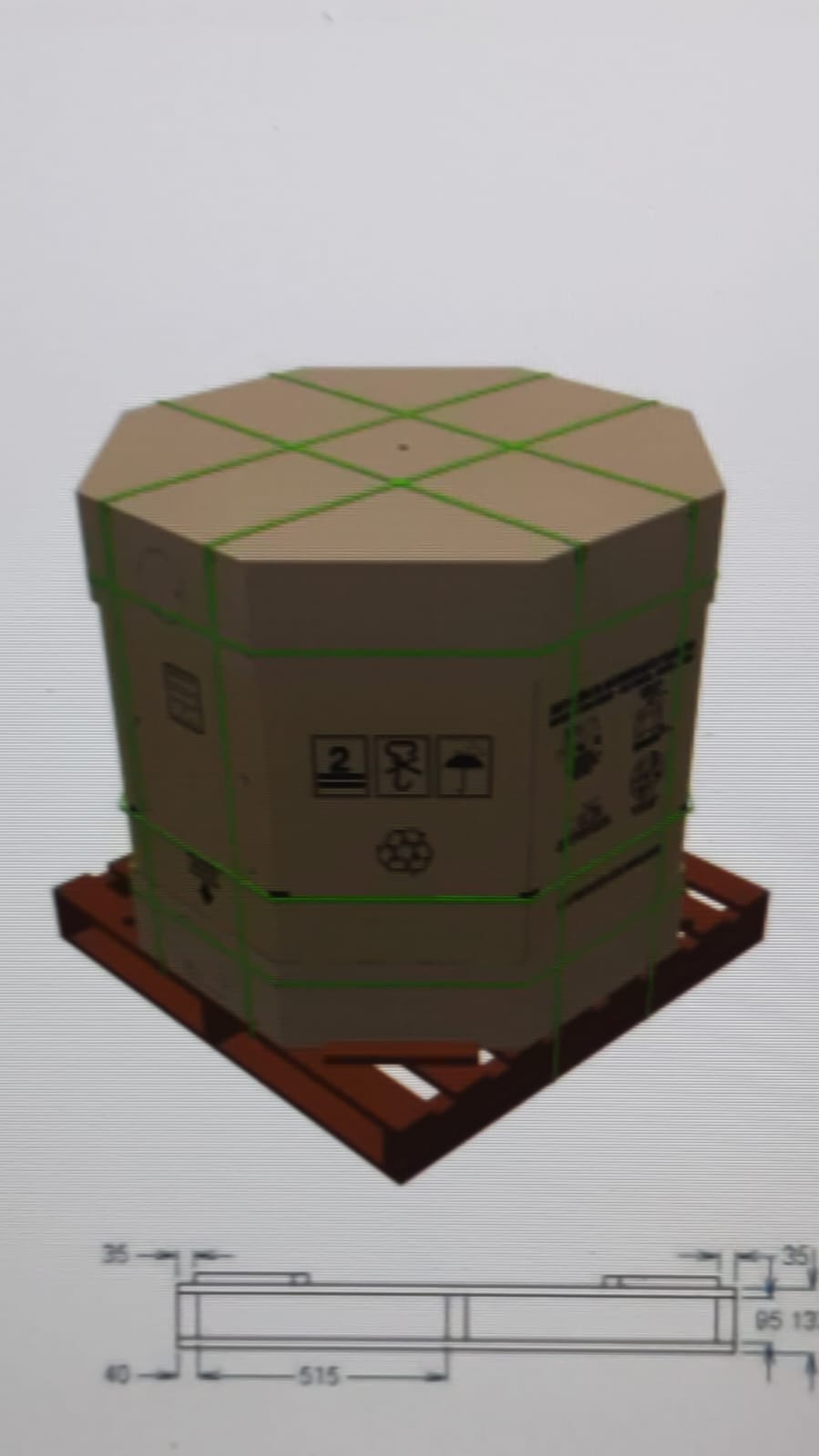 Caixa de Papelão IBC Box e Exportação