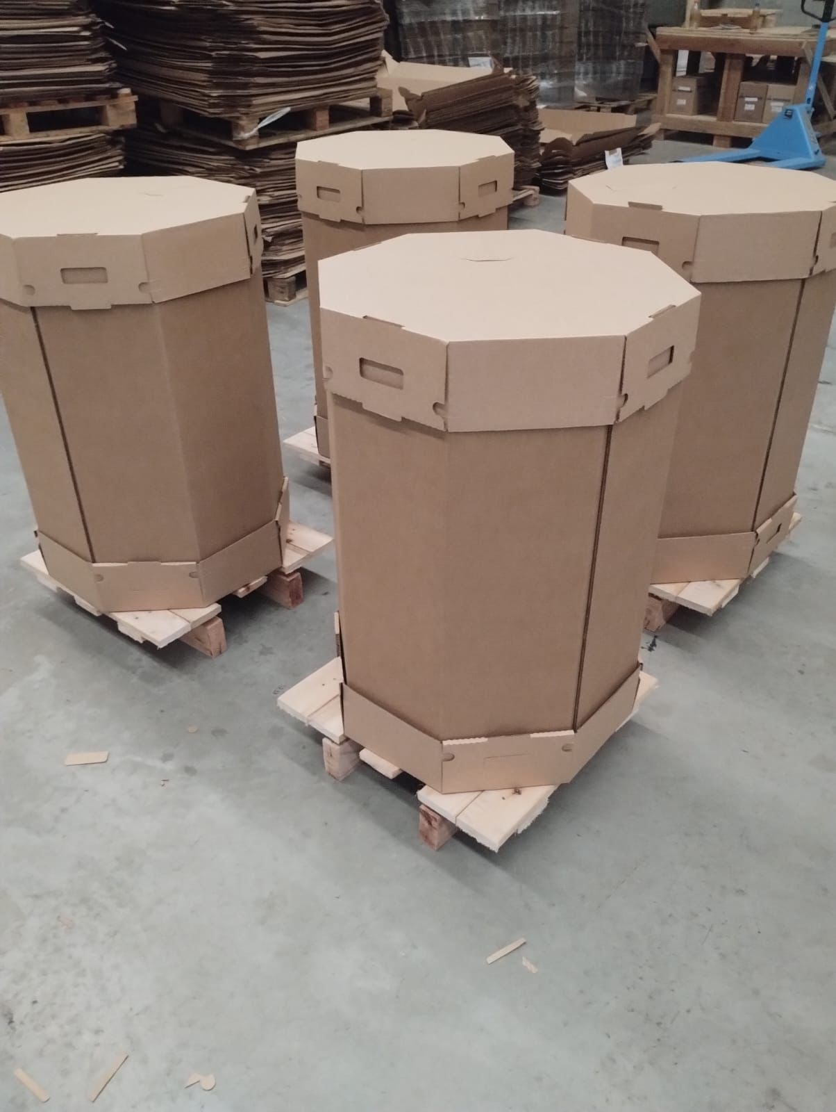 Caixa de Papelão IBC Box e Exportação