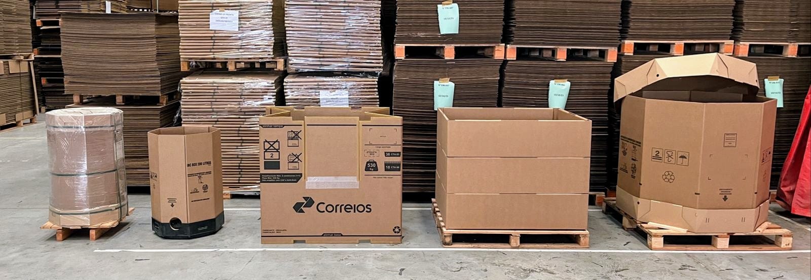 Caixa de Papelão IBC Box e Exportação